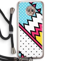 Pop Art #2: Motorola Moto G6 Transparant Hoesje met koord