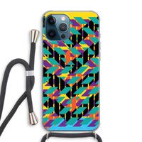 Skew Bee 1: iPhone 12 Pro Max Transparant Hoesje met koord