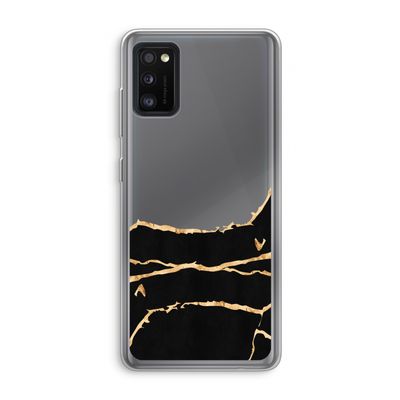 Gouden marmer: Samsung Galaxy A41 Transparant Hoesje