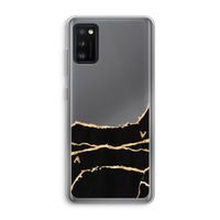 Gouden marmer: Samsung Galaxy A41 Transparant Hoesje