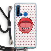 Yolo Denise: Huawei P20 Lite (2019) Transparant Hoesje met koord