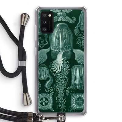 Haeckel Cubomedusae: Samsung Galaxy A41 Transparant Hoesje met koord