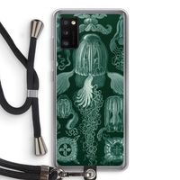 Haeckel Cubomedusae: Samsung Galaxy A41 Transparant Hoesje met koord