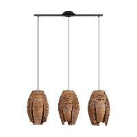 Eglo Landelijke eetkamer hanglamp Mongu 1 43295