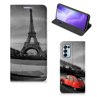 OPPO Find X3 Lite Book Cover Eiffeltoren - thumbnail