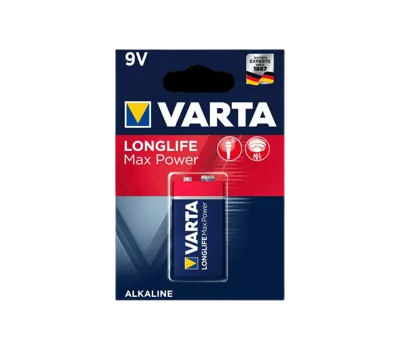 Varta Longlife Max Power 9V Batterij