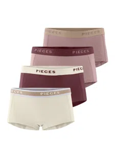 Pieces 4-Pack Dames short - Birch