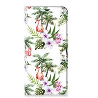 Samsung Galaxy A23 Hoesje maken Flamingo Palms - thumbnail