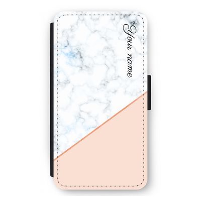 Marmer in stijl: iPhone 12 mini Flip Hoesje
