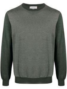 Canali pull fin en laine - Vert