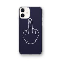 F**k U: iPhone 12 mini Transparant Hoesje