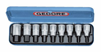 Gedore Inbusdopsleutelset 1/2" 9-dlg. - 6156250