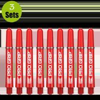 Target Target Pro Grip Shaft - 3 sets - Rood