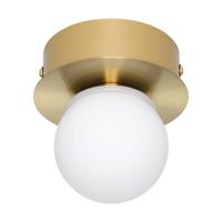 EGLO Mosiano Wandlamp - Plafondlamp - Spiegellamp - Badkamer - LED - Ø 11 cm - Goud/Wit