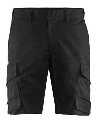 Blåkläder Industrie short met stretch 14461832 | Zwart/Donkergrijs | Maat 68 - 7330509780404