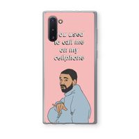 Hotline bling: Samsung Galaxy Note 10 Transparant Hoesje