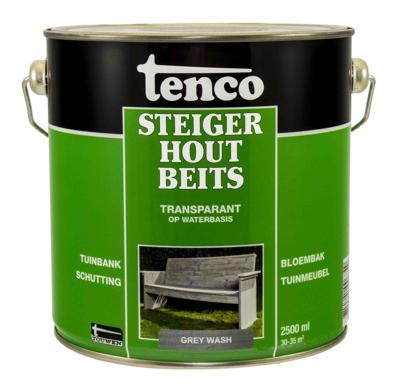 Steigerhoutbeits grey wash 2,5l verf/beits - Tenco