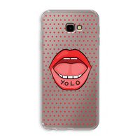 Yolo Denise: Samsung Galaxy J4 Plus Transparant Hoesje