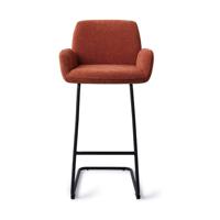 Jesper Home Misaki barkruk H75 Cosy Copper arch black