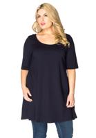 Yoek Tuniek wide bottom | Blauw | Maat 42/44