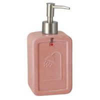 Gerimport Zeeppompje - roze - 18 cm - keramiek - zeepdispenser - navulbaar - toilet/badkamer Gerimport Zeeppompje - roze - 18 cm - keramiek - zeepdispenser - navulbaar - toilet/badkamer