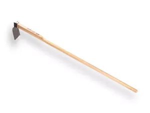 Landhak gesmeed, 10 cm, atlas, lichte uitvoering, met essen steel 135 cm.