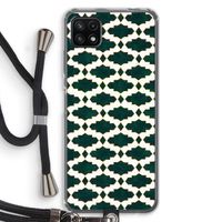 Moroccan tiles: Samsung Galaxy A22 5G Transparant Hoesje met koord