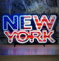 New York Neon Verlichting 70 x 39 cm - thumbnail