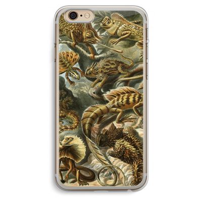 Haeckel Lacertilia: iPhone 6 Plus / 6S Plus Transparant Hoesje