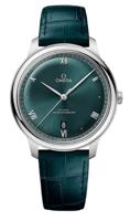 Horlogeband Omega 43413402010001 / De Ville Krokodillenleer Groen 19mm
