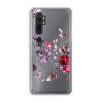 Mooie bloemen: Xiaomi Mi Note 10 Transparant Hoesje