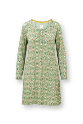 Pip Studio Pip Studio Desiree Long Sleeve Nightdress Jabalini Light Green L