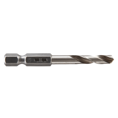 Wolfcraft Spiraalboor | HSS geslepen | 6-kant | Ø5,0 x 59mm | 1 stuk - 7259000