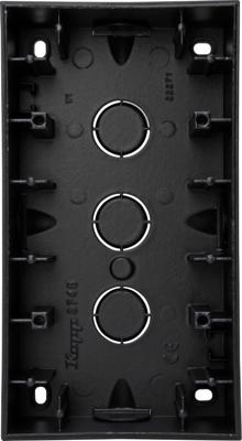 Kopp HK07 PURE mat zwart 2 voudig opbouwdoos - 4624810