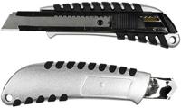 Enzo Benson afbreekmes 18mm aluminium/zwart - 6410820