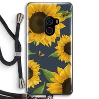 Sunflower and bees: Xiaomi Mi Mix 2 Transparant Hoesje met koord