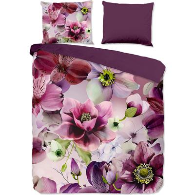Pure Purflora Dekbedovertrek Paars-2-persoons (200 x 200/220 cm)