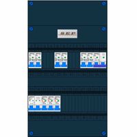 Groepenkast 6 groepen en kookgroep CHB24 HS, 3xALS, 6xINS, KG 3F SEP 400V