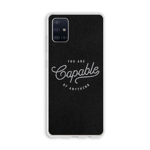 Capable: Galaxy A51 4G Transparant Hoesje