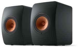 KEF Tweedekans: LS50 Wireless 2 Boekenplank speaker - Carbon Black (per paar)