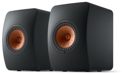 KEF Tweedekans: LS50 Wireless 2 Boekenplank speaker - Carbon Black (per paar)