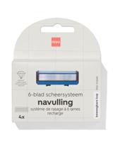 HEMA 6-blad Scheersysteem Navullingen - 4 Stuks