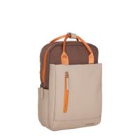 Ferron Miami Rugzak 9L Waterafstotende Laptop Rugtas 13 inch Schooltas en Werktas van PU Nylon Coffee Ferron Miami Rugzak 9L Waterafstotende Laptop Rugtas 13 inch Schooltas en Werktas van PU Nylon Coffee