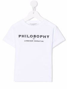 Philosophy Di Lorenzo Serafini Kids t-shirt à logo imprimé - Blanc