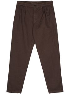 ASPESI pantalon à détails de plis - Marron