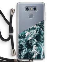 Zee golf: LG G6 Transparant Hoesje met koord