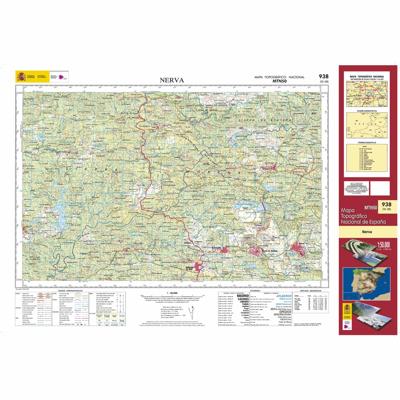 Topografische kaart 938 MT50 Nerva | CNIG - Instituto Geográfico Nacional1