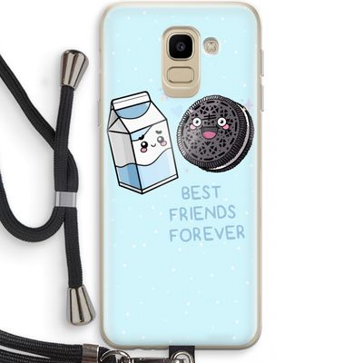 Best Friend Forever: Samsung Galaxy J6 (2018) Transparant Hoesje met koord