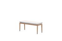 Sardinia sportbank teak look kussen zand
