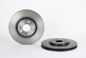 Remschijf COATED DISC LINE BREMBO, Remschijftype: Binnen geventileerd, u.a. für Renault